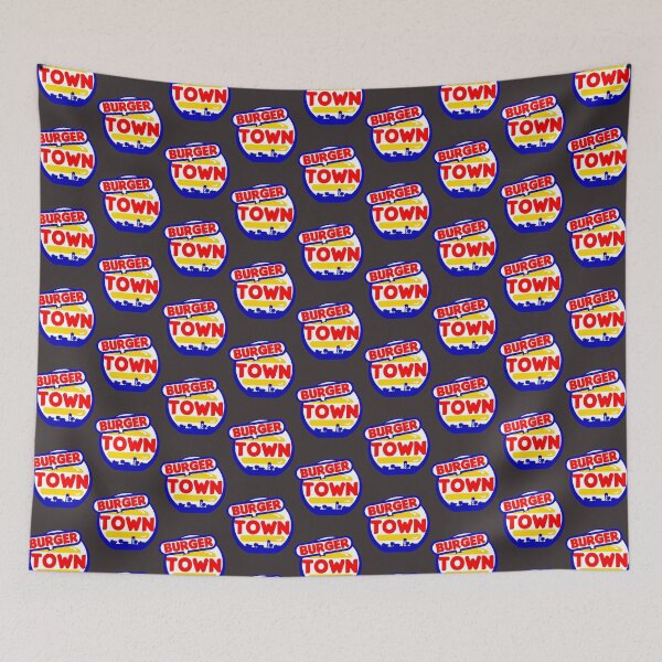 Item preview, Burger Town   designed and sold by BitshirtDesign.