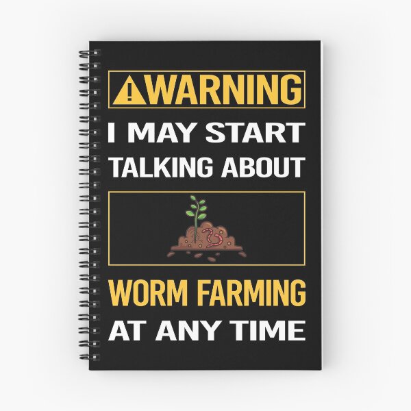 Item preview, Funny Warning Worm Farming Farmer Vermiculture Vermicompost Vermicomposting designed and sold by ArydeaNoriega.