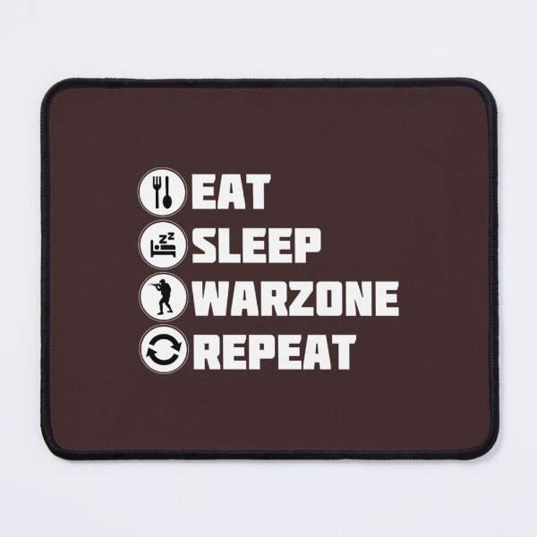 Item preview, Eat Sleep Warzone Repeat designed and sold by BitshirtDesign.