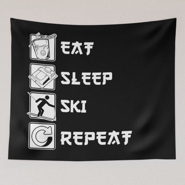 Item preview, Eat Sleep Ski Repeat designed and sold by Sevval123.