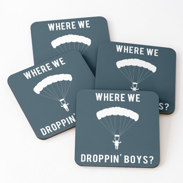 Item preview, WHERE WE DROPPIN_ BOYS  WARZONE    designed and sold by BitshirtDesign.