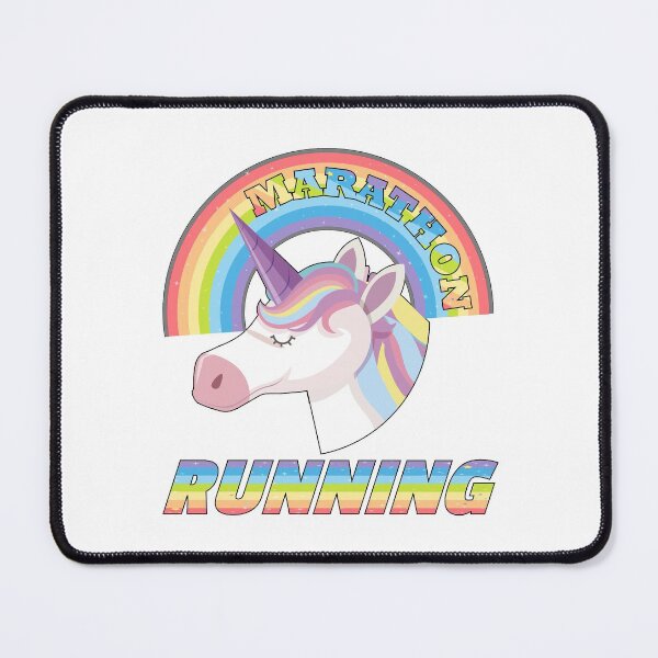 Item preview, Unicorn marathon running with rainbow designed and sold by Designer-amjed.