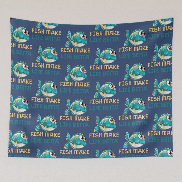 Item preview, Fish Make Life Betta  (1) designed and sold by Elbert97Brown.