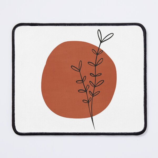 Item preview, Abstract Terracotta Botanical Print designed and sold by MDRNHOME.