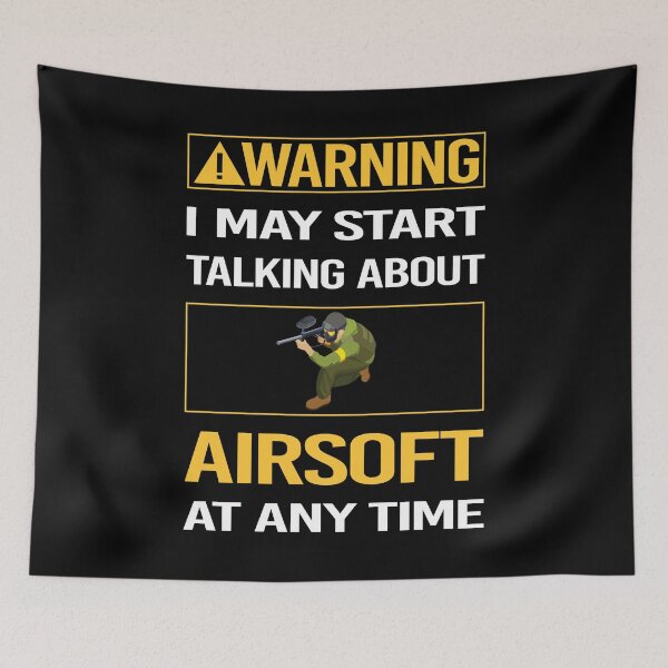 Item preview, Funny Warning Airsoft designed and sold by ArydeaNoriega.