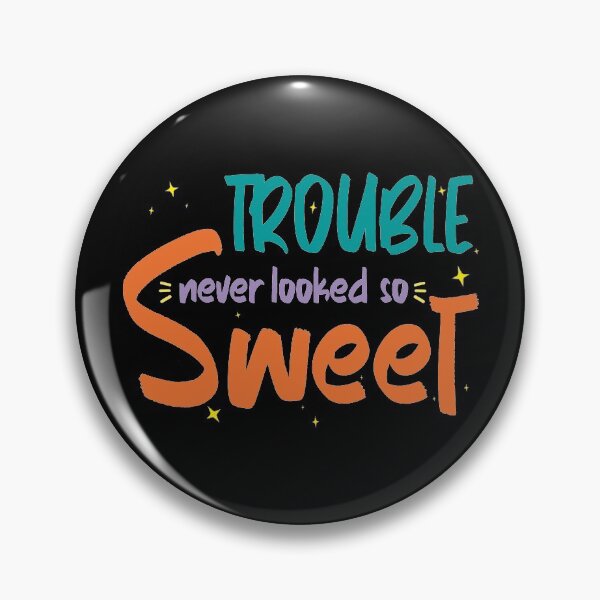 Item preview, Trouble never looked so sweet trendy kids gift designed and sold by SweetbeStore.