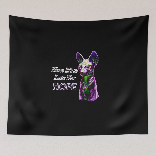 Item preview, cat tyrant - now it's to late for hope designed and sold by UnseenCreations.