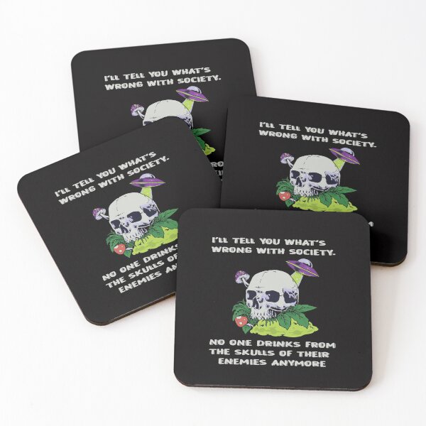 Item preview, Wrong Society Drink From The Skull Of Your Enemies designed and sold by altk btk.
