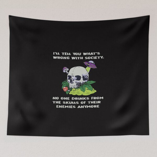 Item preview, Wrong Society Drink From The Skull Of Your Enemies designed and sold by altk btk.