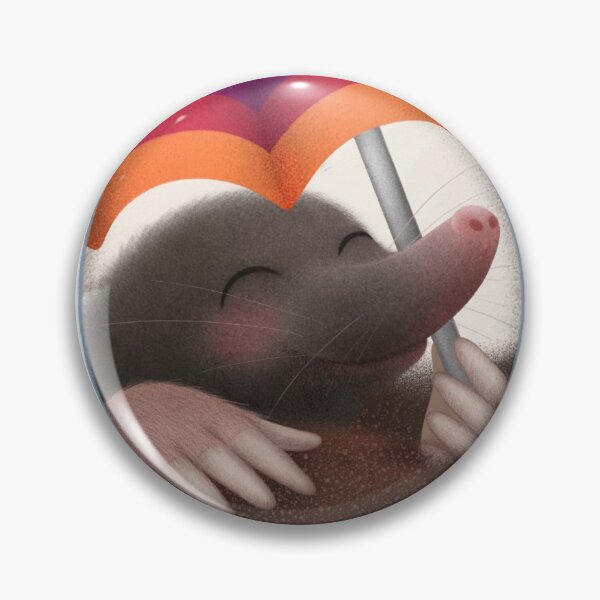 Item preview, Funny framed Mole, whimsical and cute designed and sold by ellastella.