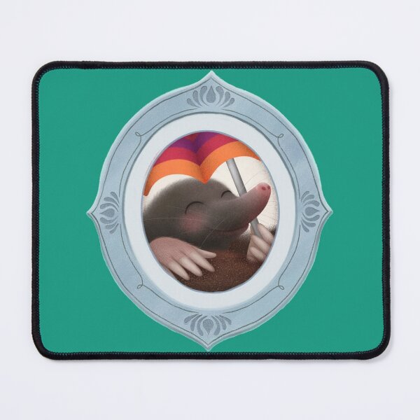 Item preview, Funny framed Mole, whimsical and cute designed and sold by ellastella.