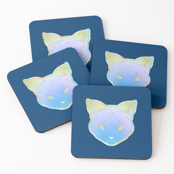 Item preview, Cool Prismatic iridescent kitty cat designed and sold by LukjanovArt.