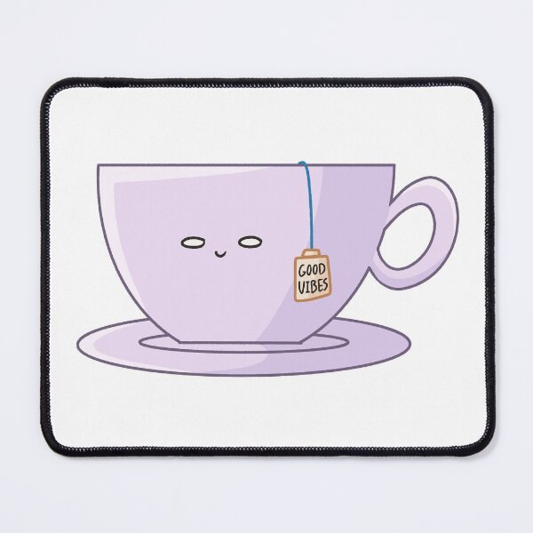 Item preview, Good Vibes Tea Cup (Violet) designed and sold by MissMasterPeace.