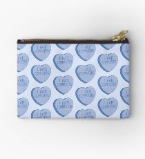 I HATE COMPUTERS heart candy Studio Pouch