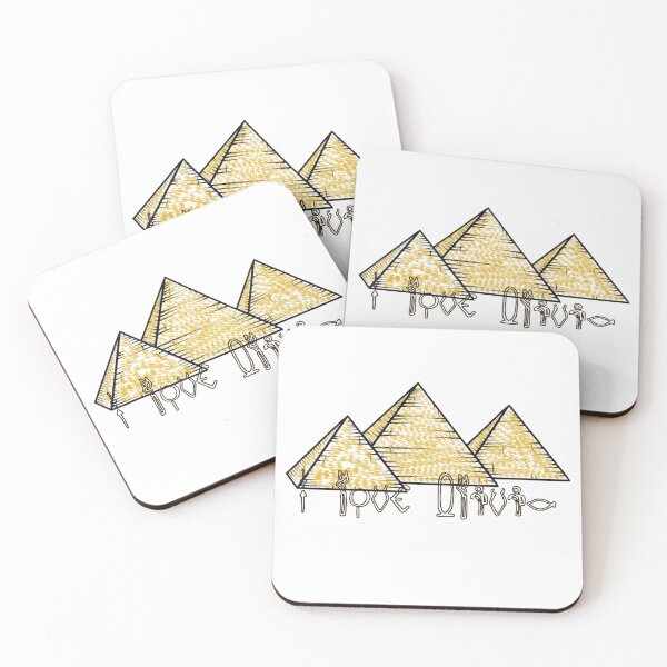 Item preview, " I Love Olivia" In Hieroglyphics / Egyptian Hieroglyphics And Pyramids / Valentines Day New Year Birthday And Christmas Gift For Your Lover designed and sold by Man Of Pixels.