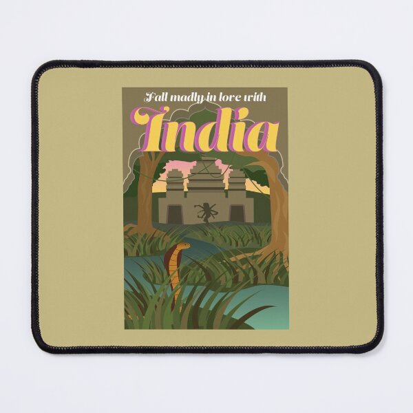 Item preview, India - Vintage Travel Poster designed and sold by ToddRDesign.
