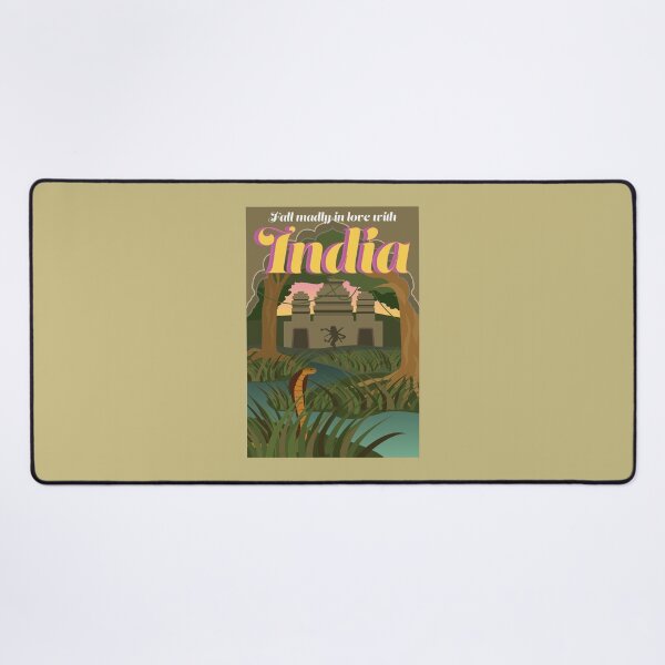 Item preview, India - Vintage Travel Poster designed and sold by ToddRDesign.