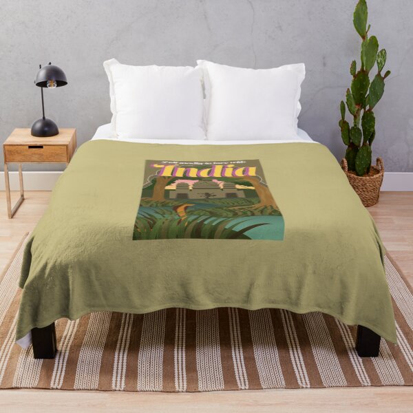 Item preview, India - Vintage Travel Poster designed and sold by ToddRDesign.