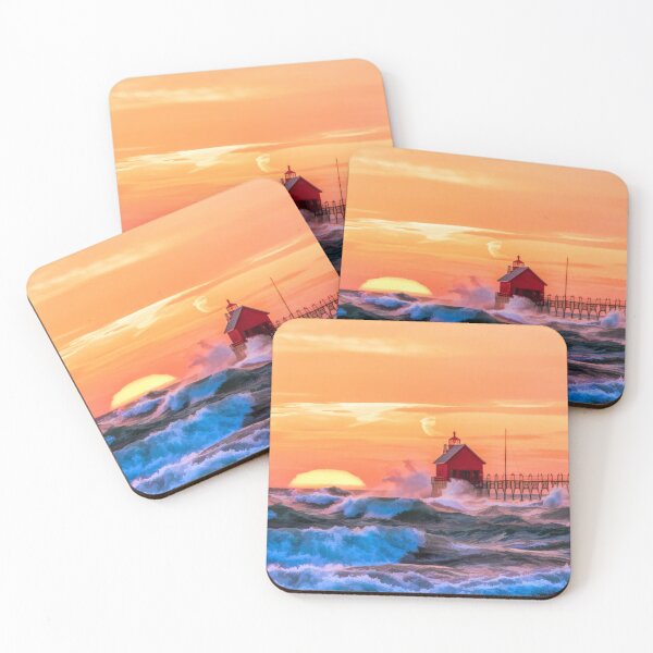 Item preview, Grand Haven Lighthouses designed and sold by Christopher Arndt.