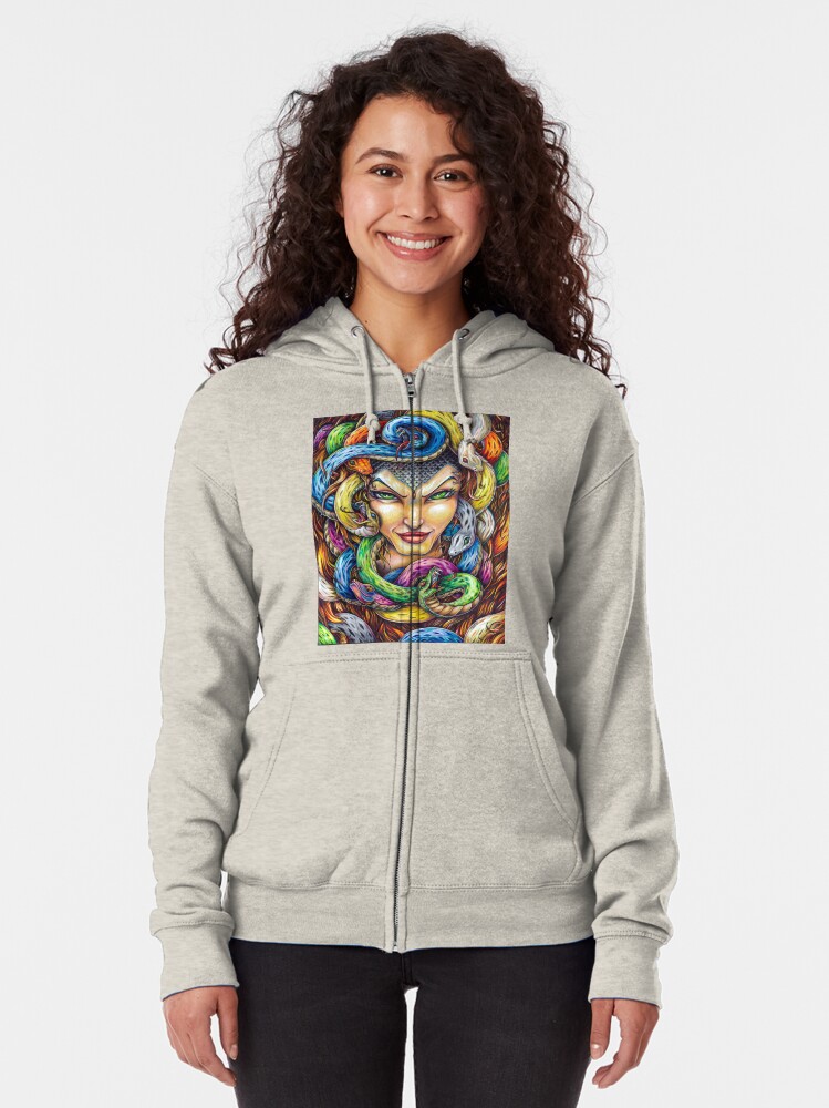 medusa hoodie reflective
