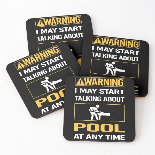 Item preview, Funny Warning Pool designed and sold by FulviaContreras.