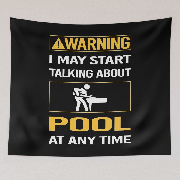 Item preview, Funny Warning Pool designed and sold by FulviaContreras.