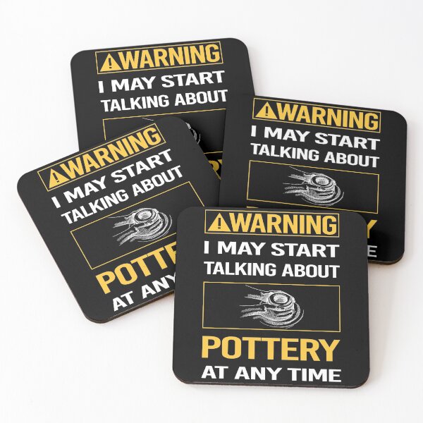 Item preview, Funny Warning Pottery Potter designed and sold by FulviaContreras.