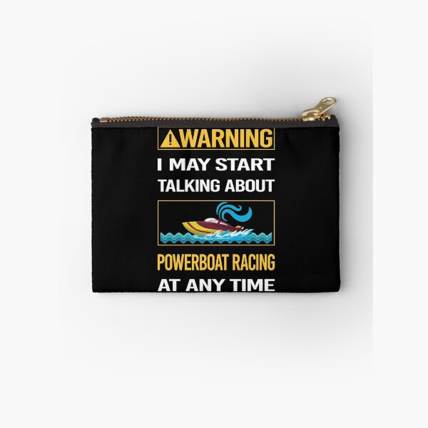 Item preview, Funny Warning Powerboat Racing designed and sold by FulviaContreras.