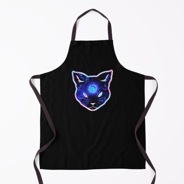 Item preview, Shocking prismatic iridescent psychic cat designed and sold by LukjanovArt.