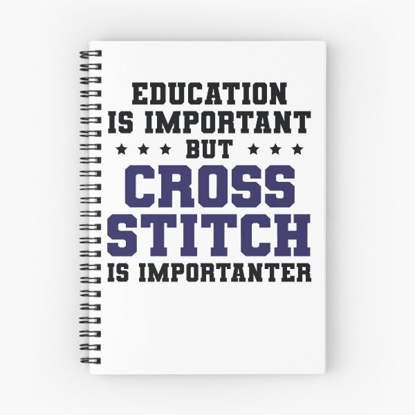 Item preview, Funny Cross Stitch Is Importanter designed and sold by woodesigner.