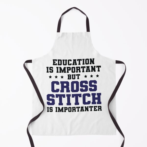 Item preview, Funny Cross Stitch Is Importanter designed and sold by woodesigner.