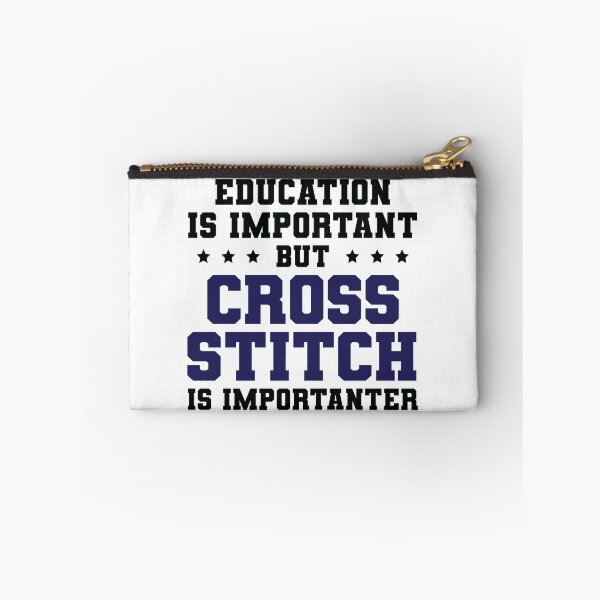 Item preview, Funny Cross Stitch Is Importanter designed and sold by woodesigner.
