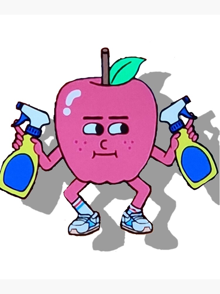 "Apple and Onion apple cleaning " Poster by PaintedWorldArt Redbubble