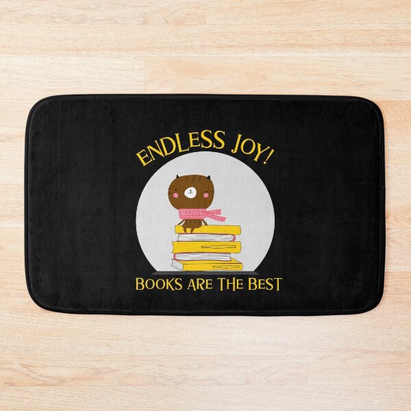 Item preview, Endless Joy! Books Are The Best-Cute Kitty Enjoying Reading Her Books designed and sold by Red-ElYoubi.