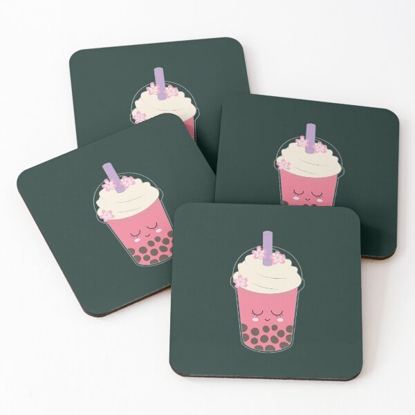 Item preview, Pink Sakura Kawaii Milktea Shirt designed and sold by Paper Hearteu.