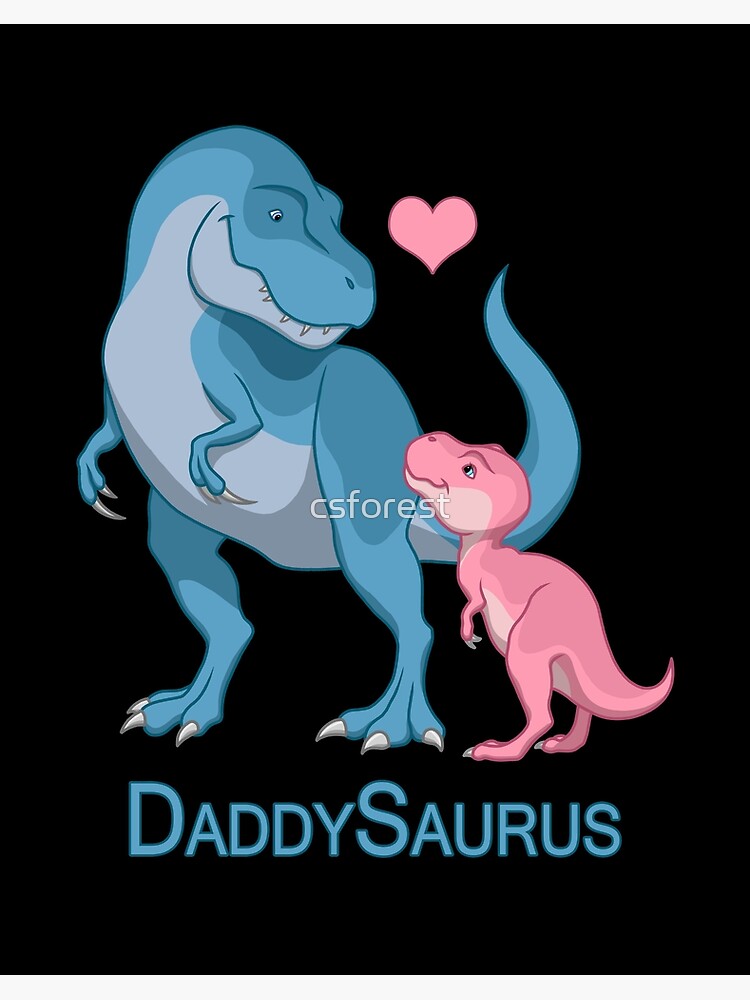 Retro Dadasaurus T Rex Dinosaur Funny Dad Cartoon for Fathers