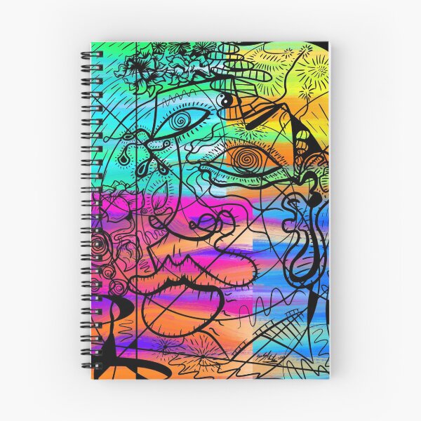 Item preview, Abstract Psychedelic Portrait  designed and sold by GratefulSocks.