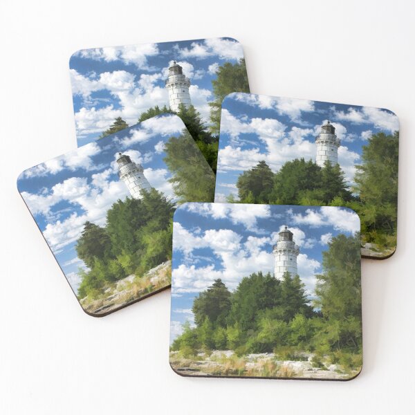 Item preview, Cana Island Lighthouse Cloudscape in Door County designed and sold by Christopher Arndt.