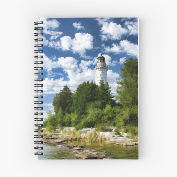 Item preview, Cana Island Lighthouse Cloudscape in Door County designed and sold by Christopher Arndt.