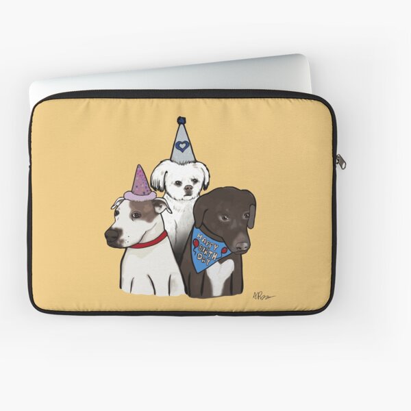 Happy Birthday Pups - Pet Commission 04 Laptop Sleeve
