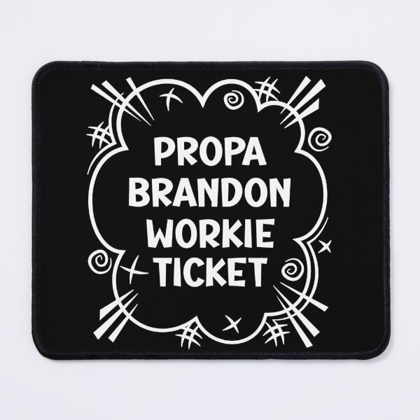 Item preview, PROPA BRANDON WORKIE TICKET a cheeky design for people from Brandon in the North East of England designed and sold by robimerch.