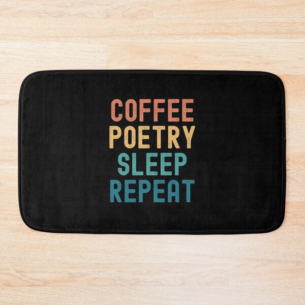 Item preview, Coffee Poetry Sleep Repeat - Funny Poetry & Coffee Gift designed and sold by kindxinn.