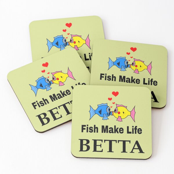 Item preview, Fish Make Life Betta  (18) designed and sold by Elbert97Brown.