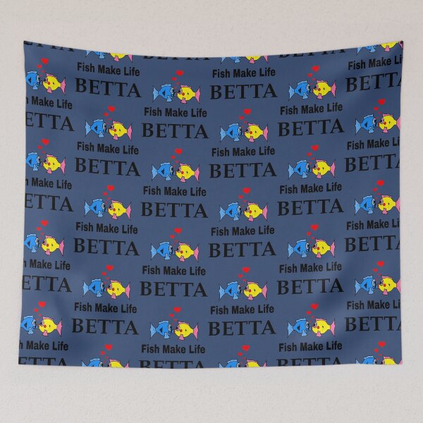 Item preview, Fish Make Life Betta  (18) designed and sold by Elbert97Brown.