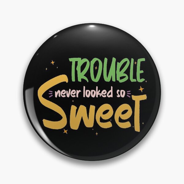 Item preview, Trouble never looked so sweet trendy kids gift designed and sold by SweetbeStore.