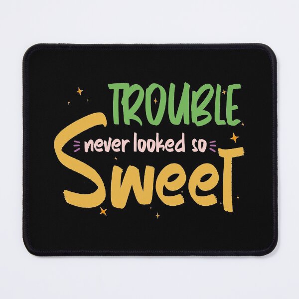 Item preview, Trouble never looked so sweet trendy kids gift designed and sold by SweetbeStore.