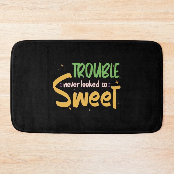 Item preview, Trouble never looked so sweet trendy kids gift designed and sold by SweetbeStore.