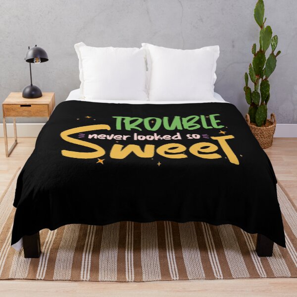 Item preview, Trouble never looked so sweet trendy kids gift designed and sold by SweetbeStore.