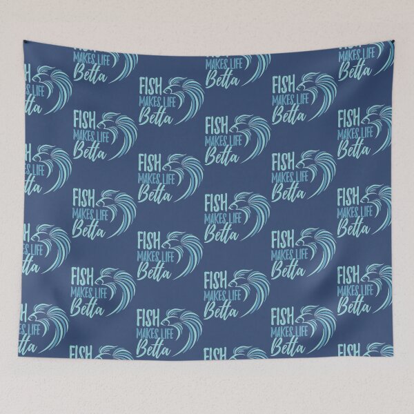 Item preview, Fish Make Life Betta - Funny Fish Lover      designed and sold by Elbert97Brown.