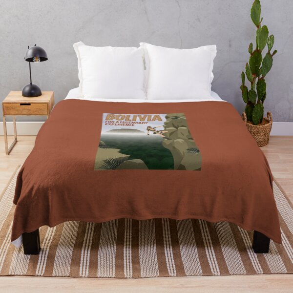 Item preview, Bolivia - Vintage Travel Poster designed and sold by ToddRDesign.